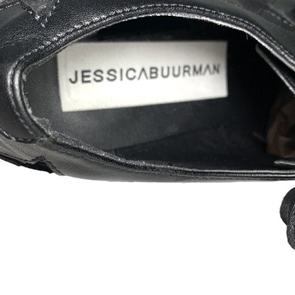 JESSICA BUURMAN Super Tall Platform Vegan Leather Oxfords - Picture 7 of 8